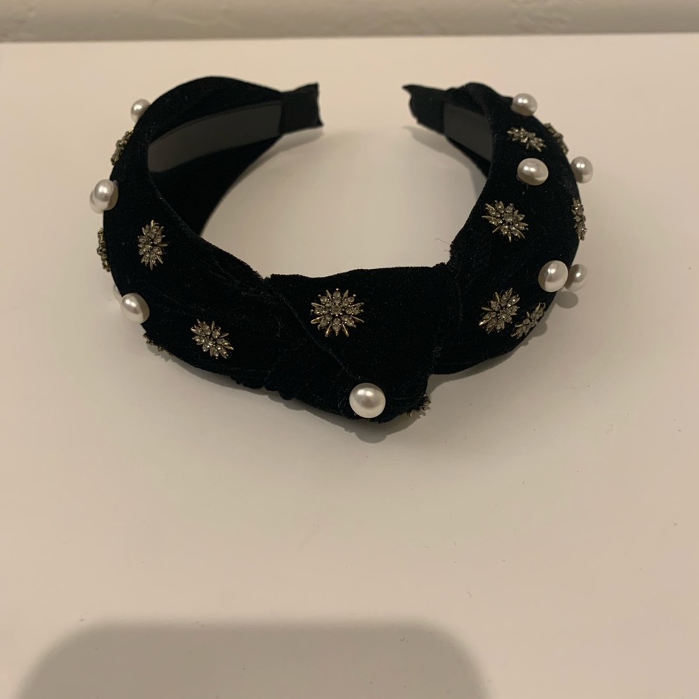 dillards velvet knot headband